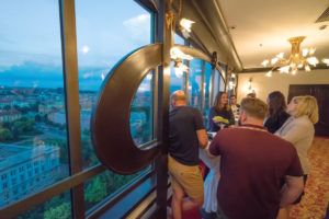 17ter Stock im Westin Zagreb mit Aussicht