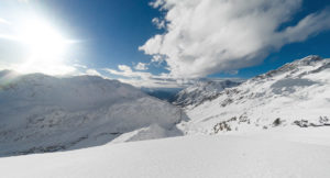 Ausblick auf die Passstraße