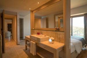 Badezimmer in der Villa