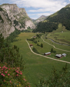 Aussicht beim Abstieg